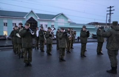 Военнослужащие мобилизованные из сибирских регионов отправляются для прохождения службы