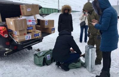 Новую партию груза для военнослужащих собрали жители Новосибирска.