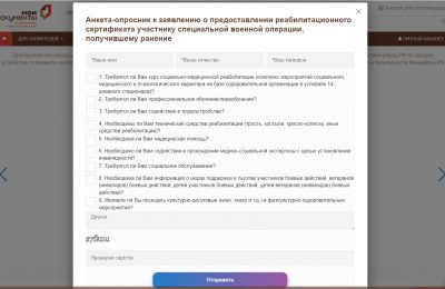 Как дистанционно подать заявку на получение реабилитационного сертификата для участников СВО?