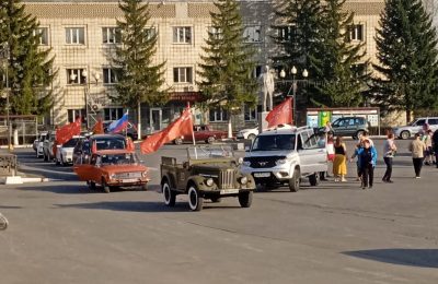 Автопробег «Сигнал Победы» 8 мая на центральной площади с. Довольное
