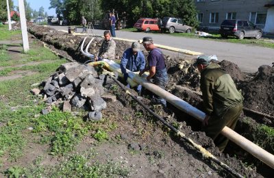 Замена труб на Юбилейной