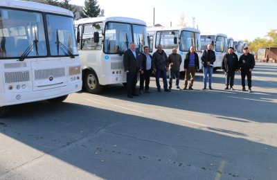 В начале октября в Доволенское МУП автотранспортное предприятие пополнилось семью новыми ПАЗами