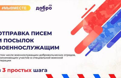 Три простых шага: Жители региона могут отправить письма и посылки для бойцов в зоне СВО