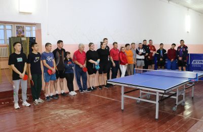 Сегодня в старом здании ДСОШ №1 стартовали уже шестые игры по настольному теннису на кубок главы Доволенского района