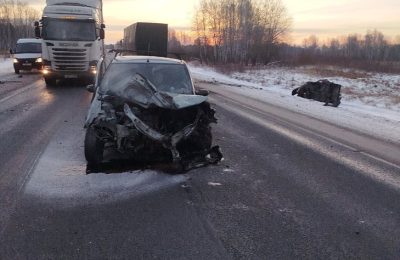 Житель Довольного погиб в лобовом ДТП