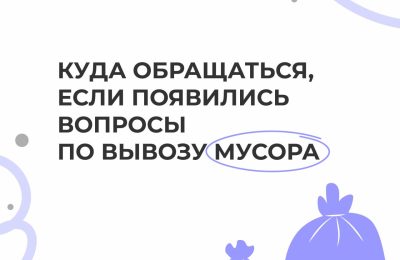 Куда обращаться по вопросам вывоза мусора