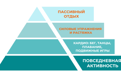 Пирамида физической активности: ступеньки здоровья