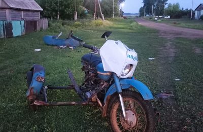 ДТП с мотоциклом в селе Баклуши