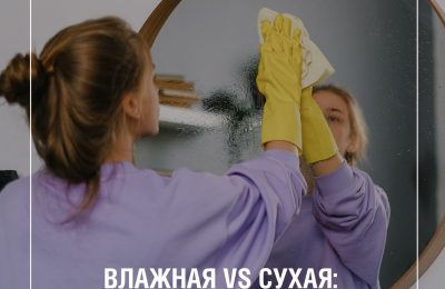 Сухая и влажная уборка, что лучше?