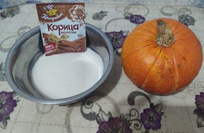 Запекаем с корицей и сахаром