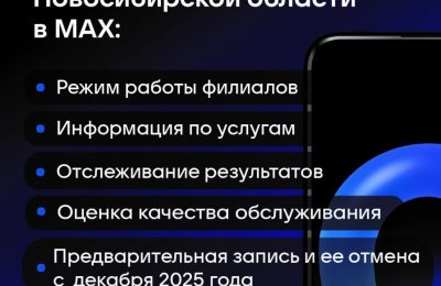 Чат-бот МФЦ Новосибирской области в МАХ — ваш надёжный помощник в сфере госуслуг!