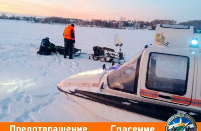 Два сибиряка едва не замёрзли на Новосибирском водохранилище