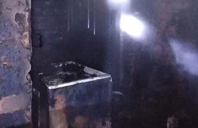 В р. п. Краснозерское пожар в частном доме унёс жизни двух человек