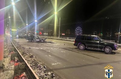 Массовое ДТП произошло на Октябрьском мосту в Новосибирске