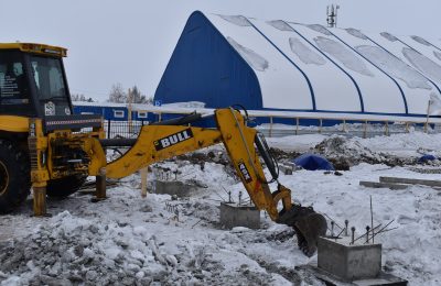 Спорткомплекс растёт по графику