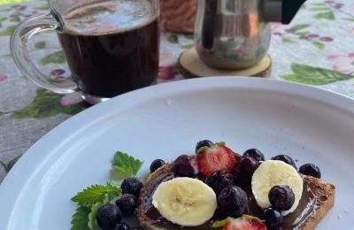 Шоколадно-банановый перекус