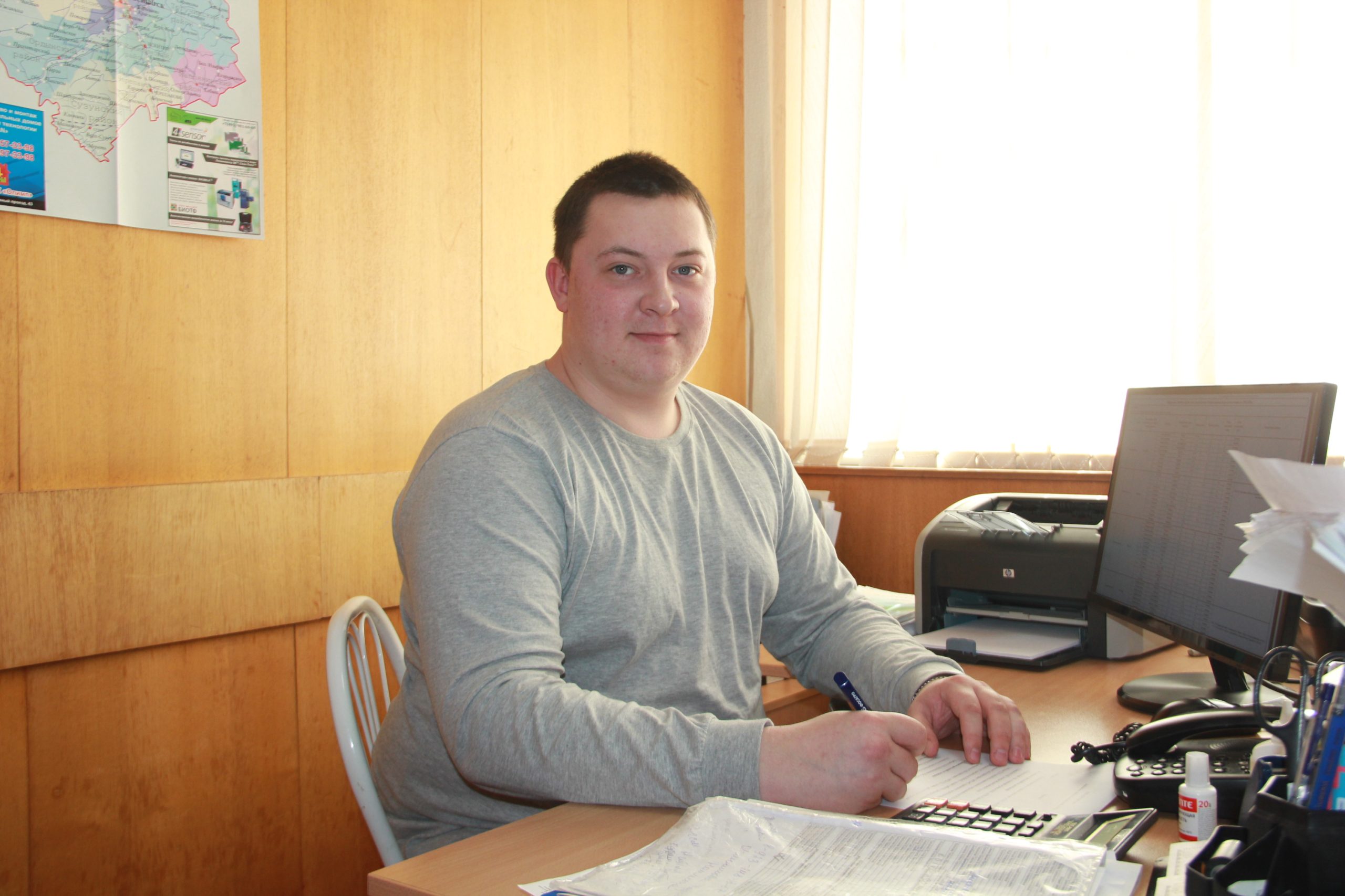 Фронт работ обозначен