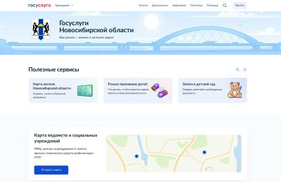 Главные цифровые сервисы Новосибирской области теперь доступны в одном месте на Госуслугах