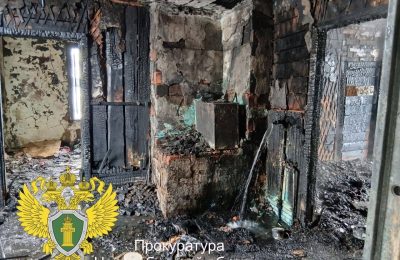 Женщина и двое малолетних детей погибли при пожаре в Новосибирской области