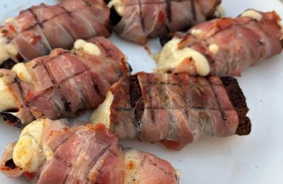 С беконом и сыром