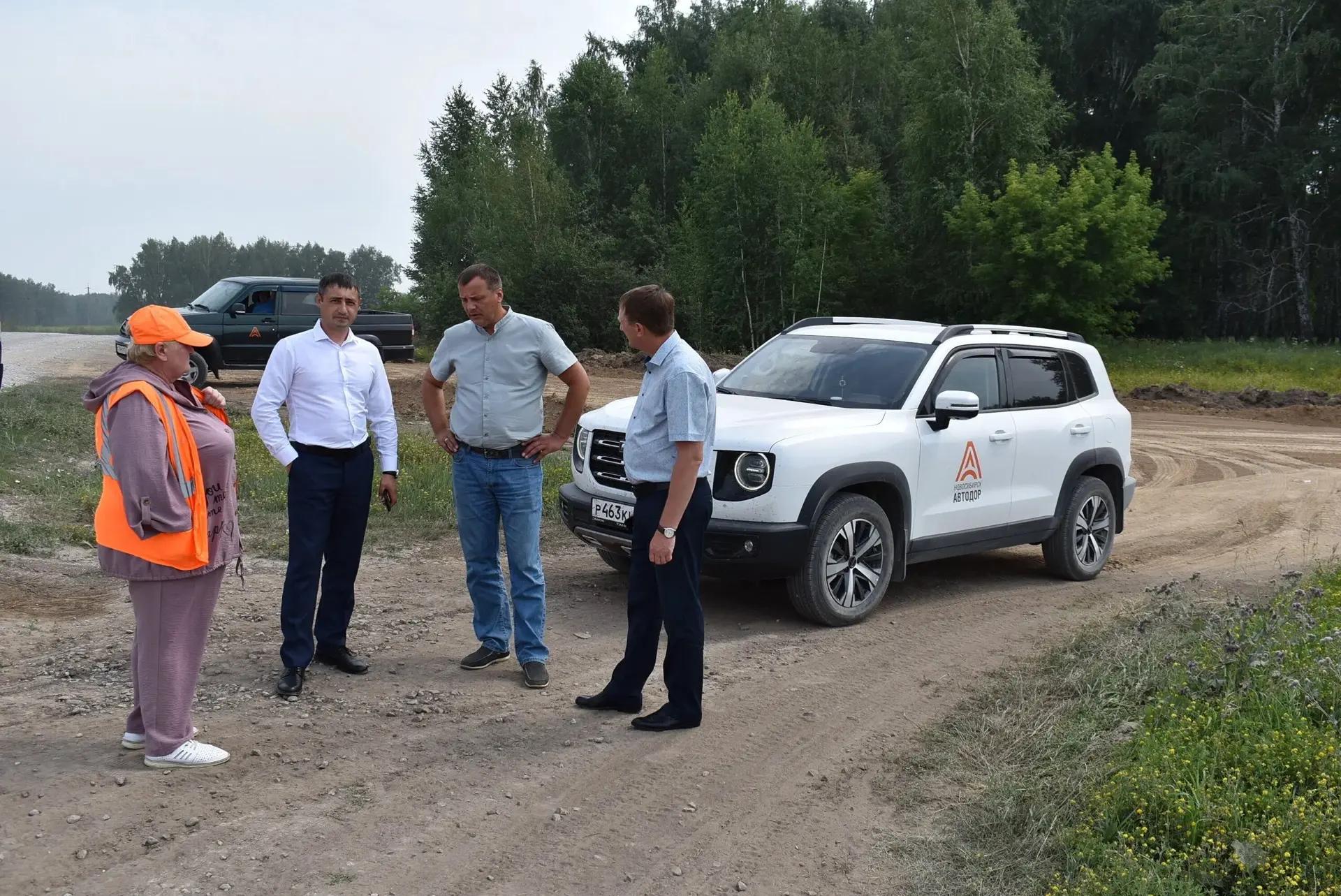 На автодороге «Здвинск – Довольное» начался капитальный ремонт полотна протяженностью 2,63 километра