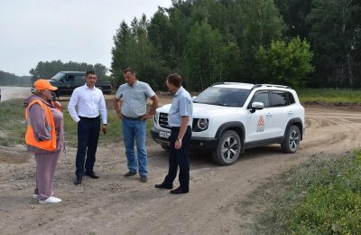 На автодороге «Здвинск – Довольное» начался капитальный ремонт полотна протяженностью 2,63 километра