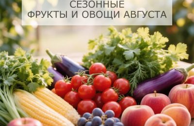 Фрукты и овощи августа