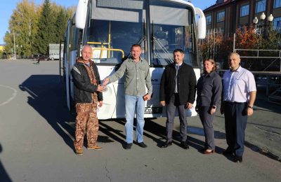 Новый автобус для поездок в Новосибирск